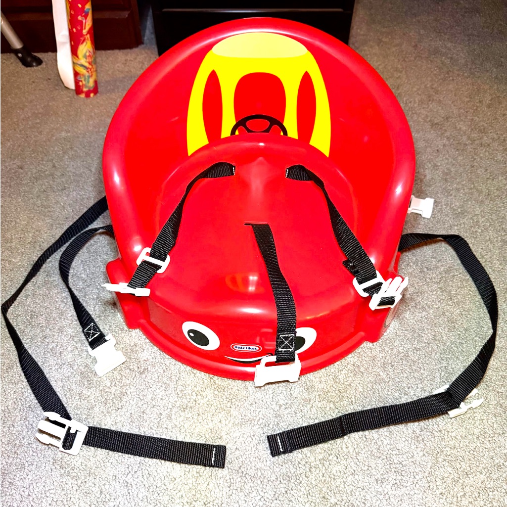 Little Tikes Red Booster Seat With Safety Straps